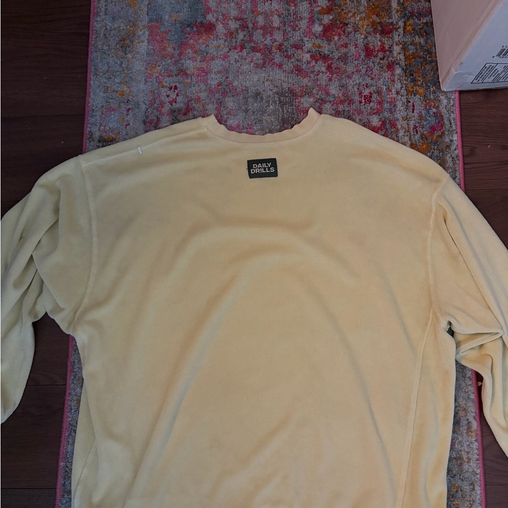 Daily Drills terry cloth crewneck